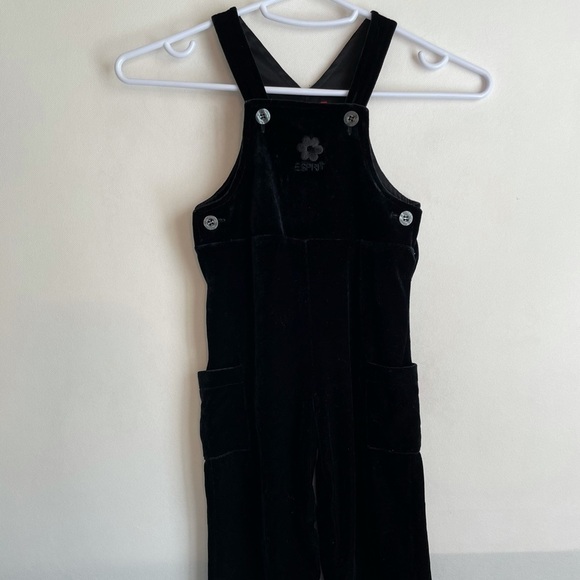 ESPRIT Toddler Jumpsuit Vintage 90s 18M Velour - Picture 1 of 4